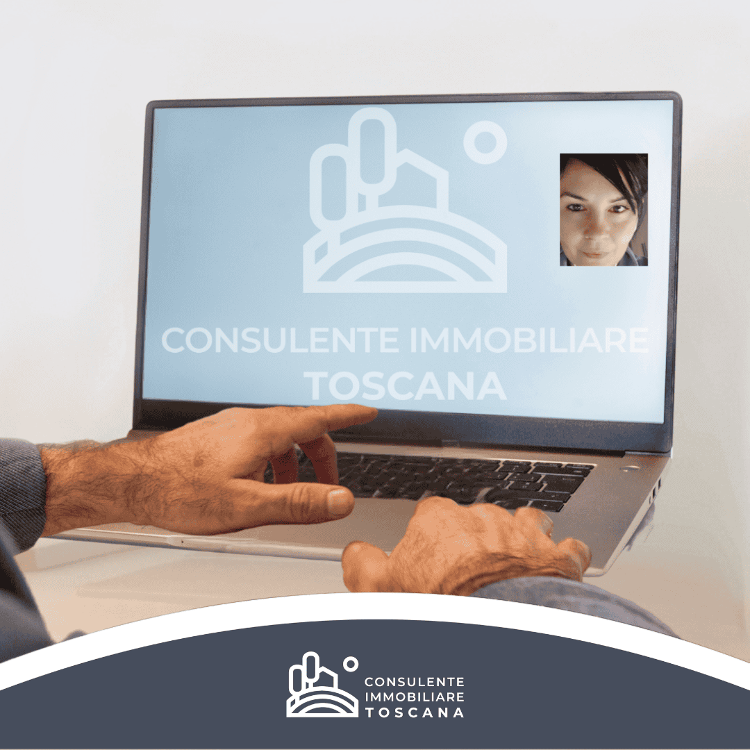 Consulenza immobiliare online al computer