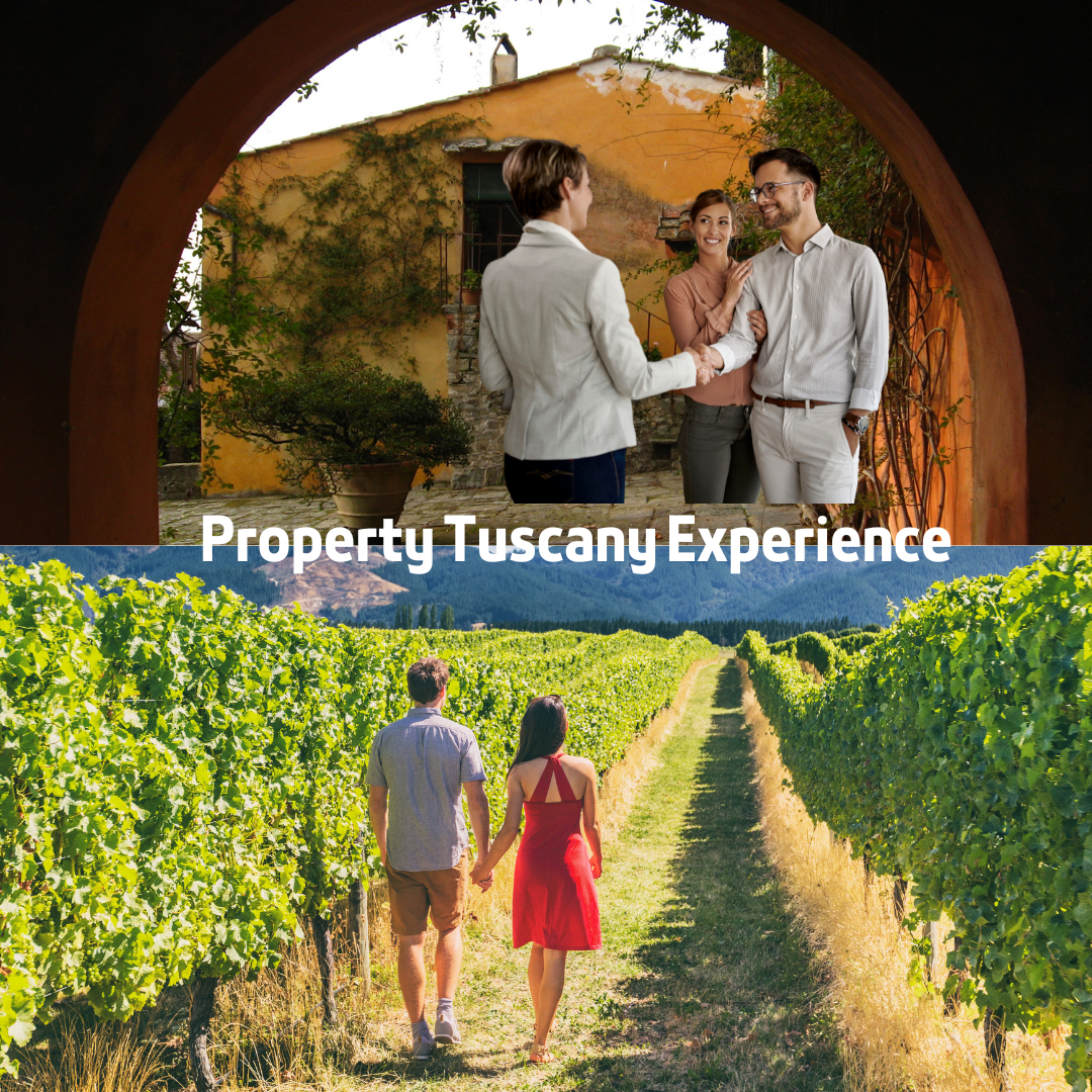 Coppie in visita tra i vigneti toscani